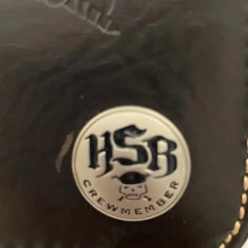 High Seas Rally Black Leather Bifold Trifold Wallet Organizer Passport Holder